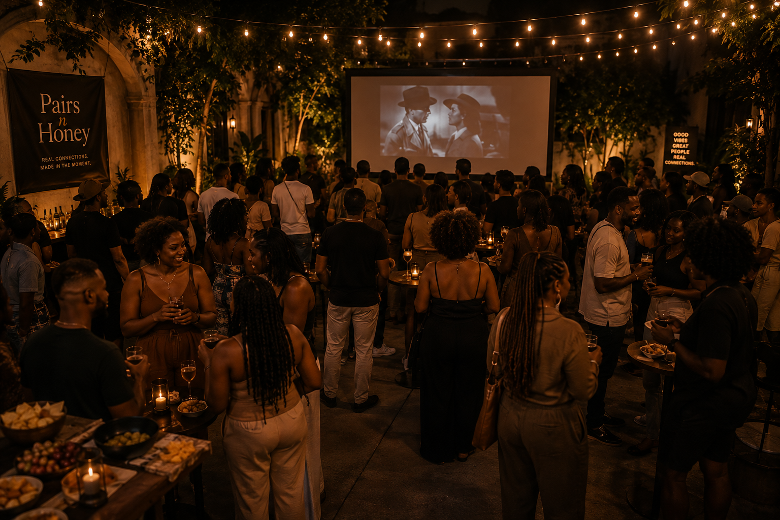 Pairs n Honey outdoor screening
